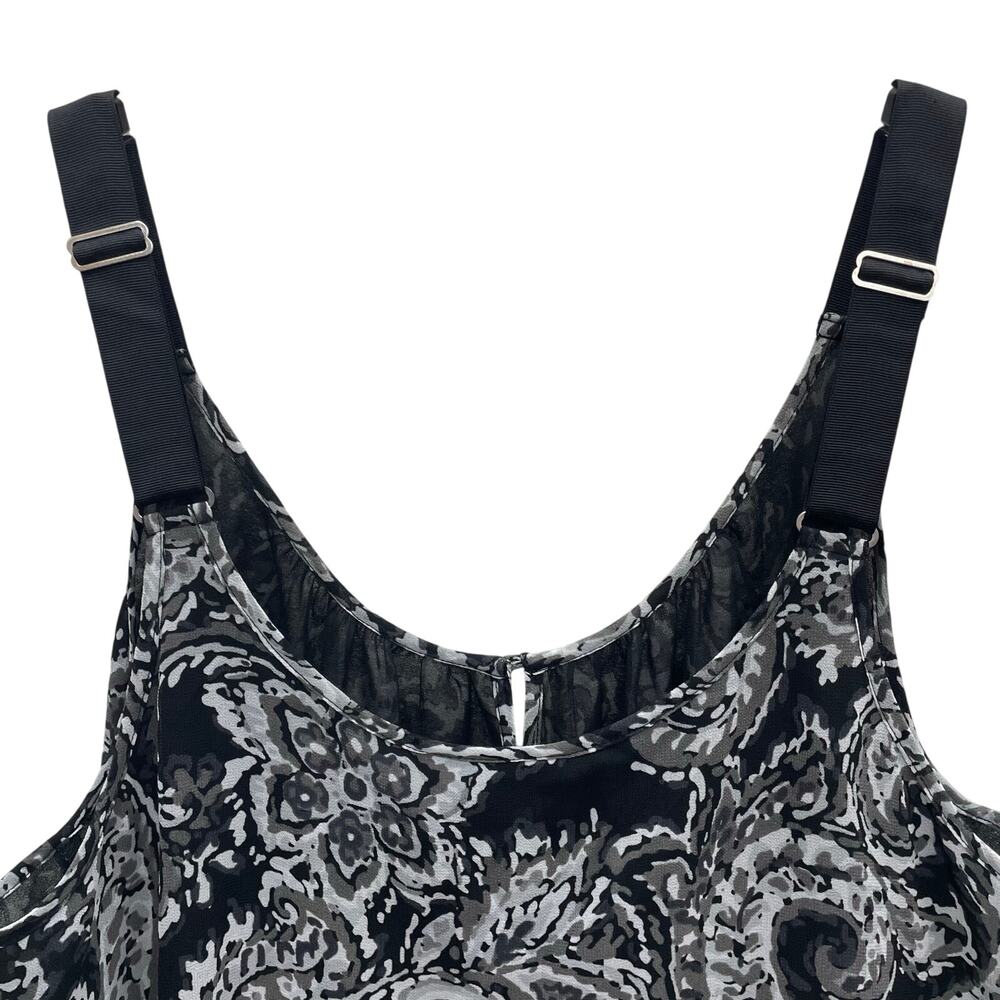 Lane Bryant Floral Paisley Tank Top Size 22 - Picture 3 of 11